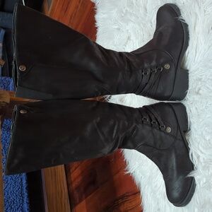 Baretraps Ornella Black Over the Knee Boots